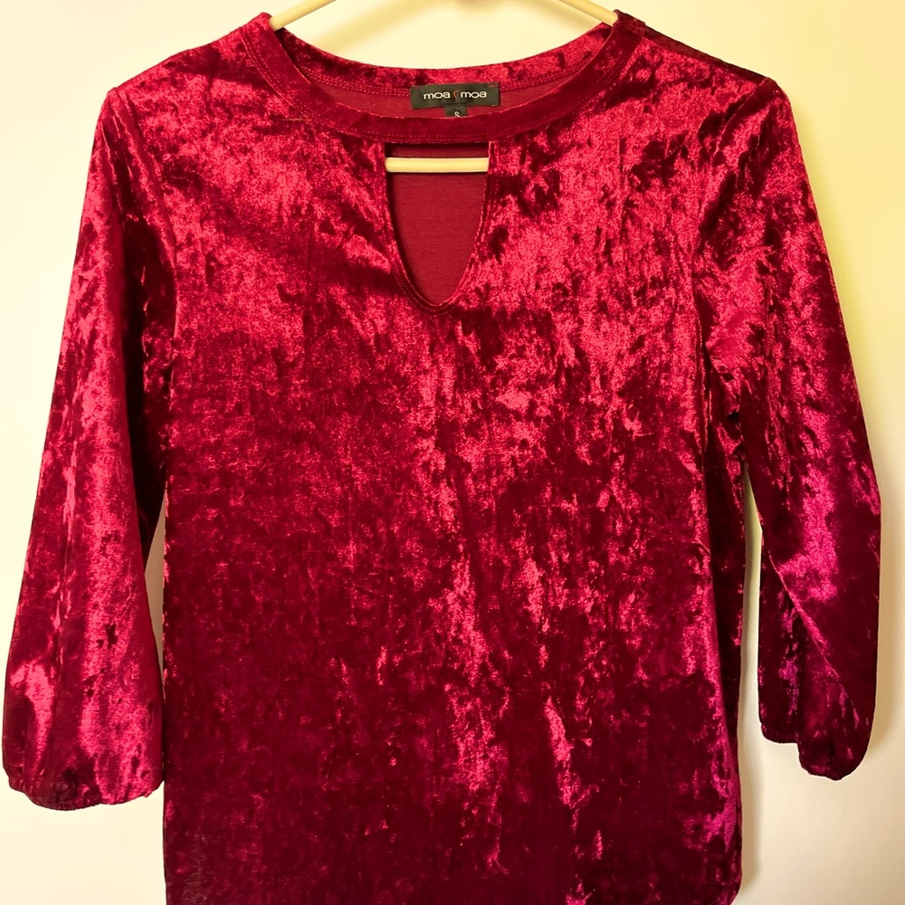 Velvet Red Top